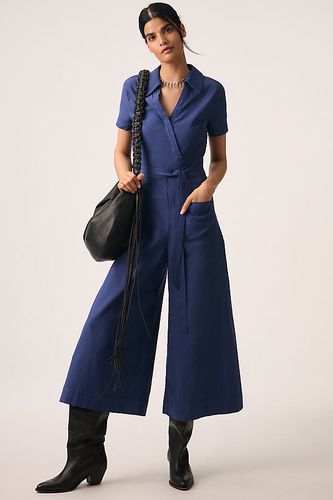 Short-Sleeve Wrapped-Culotte Jumpsuit en , taille: Uk 6 chez Anthropologie - Maeve - Modalova