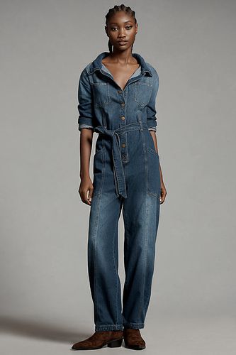 Combinaison utilitaire en denim décontracté en , taille: XS chez Anthropologie - Pilcro - Modalova