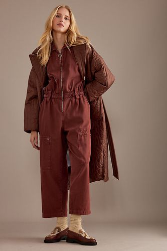 Amelia Long-Sleeve Organic Denim Jumpsuit en , taille: S chez Anthropologie - Seventy + Mochi - Modalova