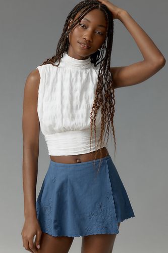 Jupe-short plissée asymétrique en , taille: Uk 10 - By Anthropologie - Modalova