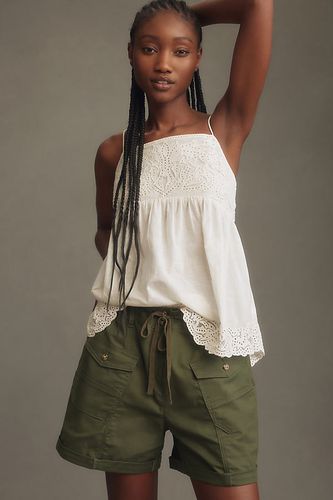 Short Cargo Taille Basse en Green, taille: S chez Anthropologie - Pilcro - Modalova