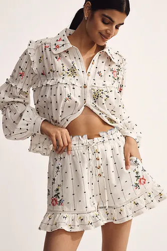 Printed Woven Shorts, taille: 2XS chez Anthropologie - Pilcro - Modalova