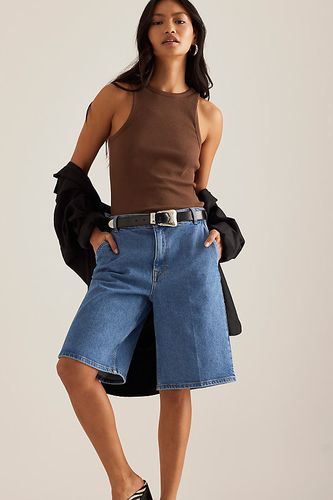 Short en jean bermuda Evelyn en Blue taille: Uk 6 chez Anthropologie - Selected Femme - Modalova