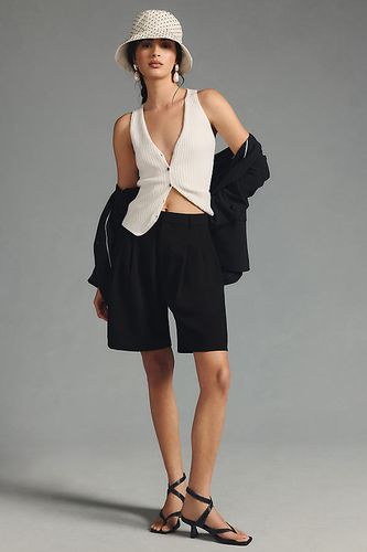 Short plissé Avery en Black, taille: Uk 6 chez Anthropologie - Maeve - Modalova