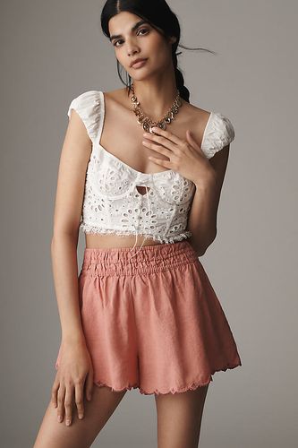 Le Short Somerset: Édition en Lin Uni par en Pink, taille: XS - The Somerset Collection by Anthropologie - Modalova