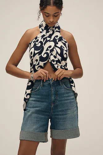 Le Short en Jean Taille Haute Retroussé Austyn par en , taille: 24 chez Anthropologie - Pilcro - Modalova