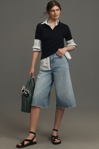Bermuda en Denim Coupe Trapèze en , taille: 23 chez Anthropologie - Pilcro - Modalova
