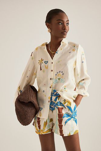 Palm Elissa Shorts en Mélange de Lin en , taille: Uk 6 chez Anthropologie - Never Fully Dressed - Modalova