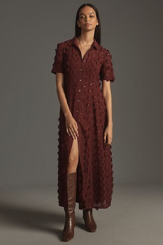 Robe Chemise Florale 3D Transparente Manches Courtes en taille: S chez Anthropologie - Porridge - Modalova