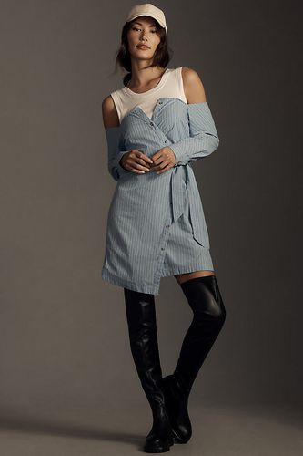 Robe chemise courte à manches longues et haut débardeur en taille: M - Par Anthropologie - Modalova