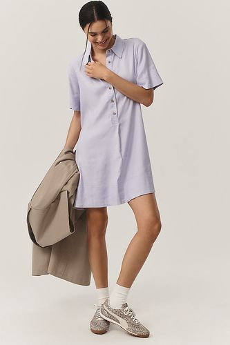 The Pollie Short-Sleeve Swing Tunic Mini Dress: Linen Blend Edition par en taille: XS - By Anthropologie - Modalova