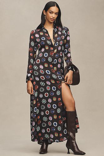 Robe chemise maxi à encolure en V en taille: XS chez Anthropologie - Corey Lynn Calter - Modalova