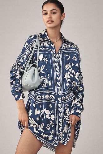 Robe chemise mini imprimée manches longues taille: 2XS chez Anthropologie - Corey Lynn Calter - Modalova