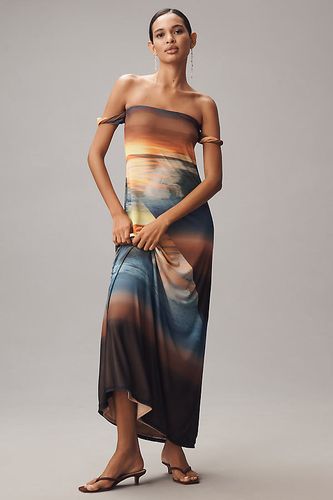 Robe longue Barot en mesh épaules dénudées taille: XS chez Anthropologie - AFRM - Modalova