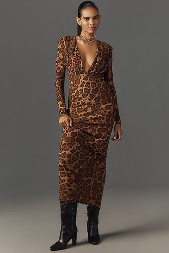 Kay Robe Maille Manches Longues Col V Maxi taille: XS chez Anthropologie - AFRM - Modalova