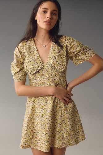 Short-Sleeve Collared Printed Mini Dress, taille: Uk 10 - By Anthropologie - Modalova