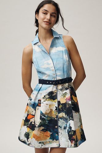 Robe mini col ajustée et évasée taille: M chez Anthropologie - Maeve - Modalova