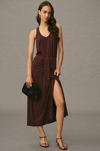 Robe Midi Drapée Sans Manches en Purple taille: XS chez Anthropologie - Dolan Left Coast - Modalova