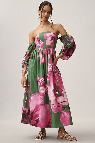 Robe Longue Imprimée Épaules Dénudées taille: XS chez Anthropologie - Let Me Be - Modalova