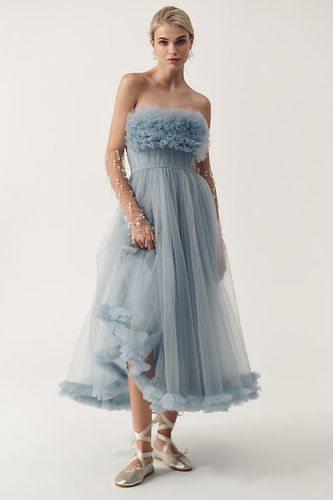 Robe Midi Évasée en Tulle Sans Bretelles en taille: XS chez Anthropologie - Geisha Designs - Modalova