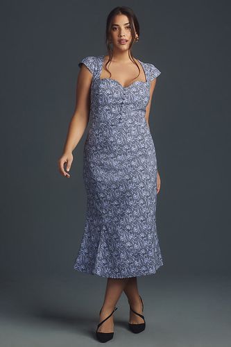The Cecily Fit & Flare Sweetheart Midi Dress by taille: XS chez Anthropologie - Maeve - Modalova
