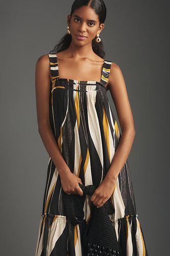 Robe midi droite à encolure carrée , taille: XS - Par Anthropologie - Modalova