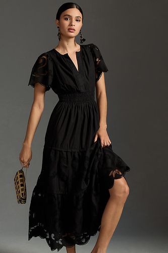 Robe longue ajourée Somerset - La collection Somerset par Anthropologie - Modalova