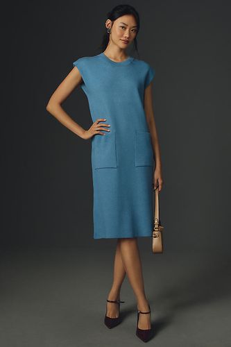 Robe midi fourreau sans manches en Blue, taille: XS chez Anthropologie - Maeve - Modalova