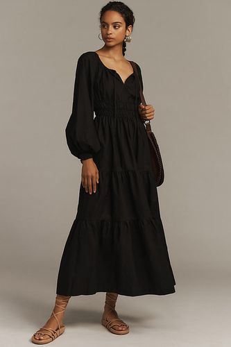 La Robe Longue Somerset: Édition Manches Bouffantes par en Black taille: XS - The Somerset Collection by Anthropologie - Modalova