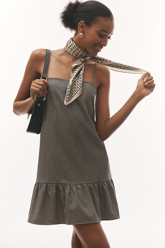 Robe Fourreau Mini Col Carré en Black taille: M chez Anthropologie - Maeve - Modalova