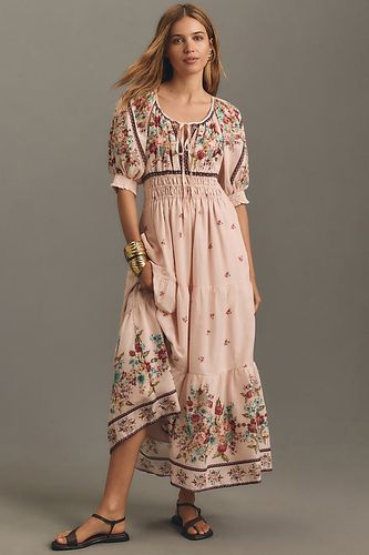 The Somerset Puff-Sleeve Maxi Dress par en Beige, taille: XS - The Somerset Collection by Anthropologie - Modalova