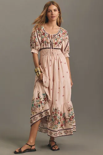 The Somerset Puff-Sleeve Maxi Dress par en , taille: XS - The Somerset Collection by Anthropologie - Modalova