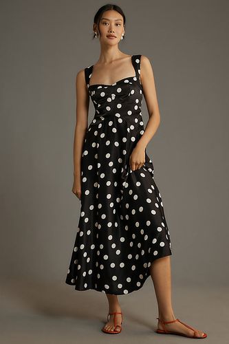 Robe nuisette midi sans manches à coutures en Black taille: XS chez Anthropologie - Maeve - Modalova