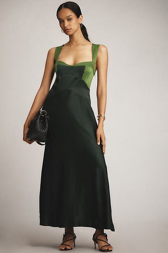 Robe nuisette midi sans manches à coutures en Green taille: XS chez Anthropologie - Maeve - Modalova