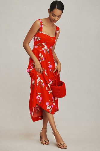 Robe nuisette midi sans manches à coutures en Red taille: L chez Anthropologie - Maeve - Modalova