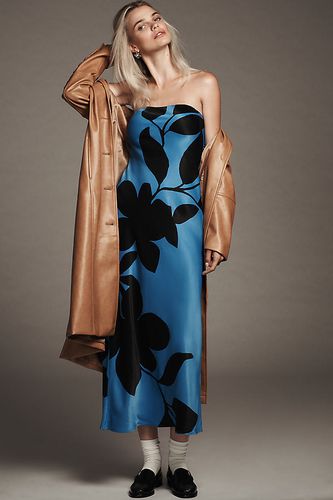 Robe Nuisette Mi-Longue en Satin taille: L - By Anthropologie - Modalova