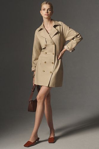 Robe Mini Trench en Beige taille: XS chez Anthropologie - Mare Mare - Modalova