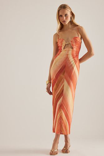 Mattie Printed Mesh Midi Dress taille: Uk 10 chez Anthropologie - Significant Other - Modalova