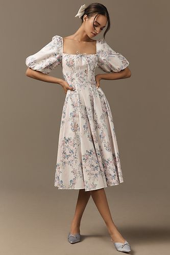 La Robe Midi de Jour à Manches Bouffantes en taille: XS chez Anthropologie - Selkie - Modalova