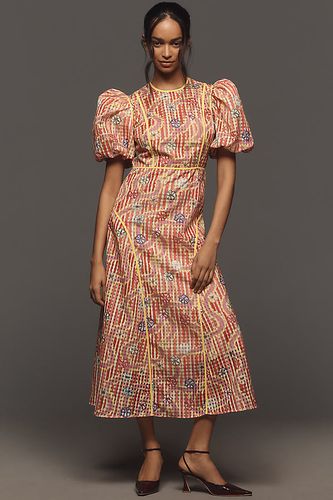 Robe Midi Nammu à Manches Bouffantes taille: S chez Anthropologie - CeliaB - Modalova