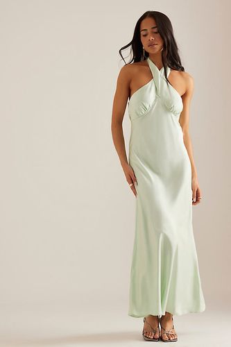 Robe Longue Halter Novie en Green taille: Uk 6 chez Anthropologie - Nobody's Child - Modalova