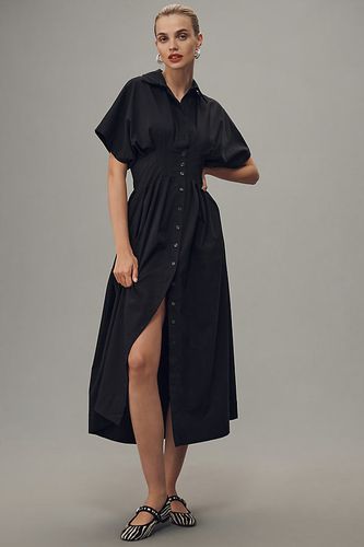 Robe chemise plissée boutonnée sur le devant Tobie en taille: 1 X chez Anthropologie - Exquise - Modalova