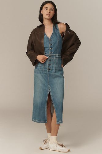 Robe midi deux pièces gilet en denim en taille: XL chez Anthropologie - Pilcro - Modalova