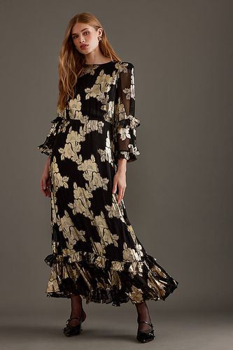 Robe mi-longue en jacquard métallique Chelsea taille: S chez Anthropologie - Queens of Archive - Modalova