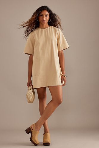 Robe Mini Garcelle en Beige taille: Uk 6 chez Anthropologie - ALIGNE - Modalova