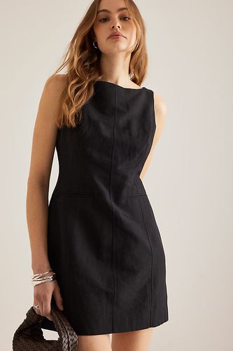 Lyra Sleeveless Linen Mini Dress en Black taille: Uk 14 chez Anthropologie - ALIGNE - Modalova