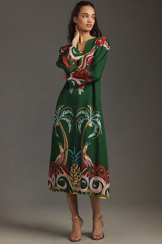 X Anthropologie Long-Sleeve Printed Tunic Dress, taille: M - Farm Rio - Modalova