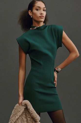Mock-Neck Cap-Sleeve Mini Dress taille: L - By Anthropologie - Modalova