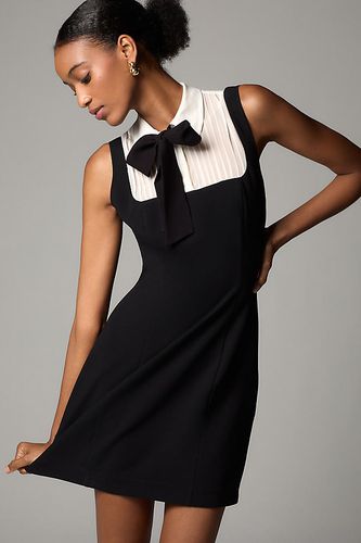 Robe Mini à Col et Naud Papillon en Black taille: Uk 16 chez Anthropologie - Maeve - Modalova