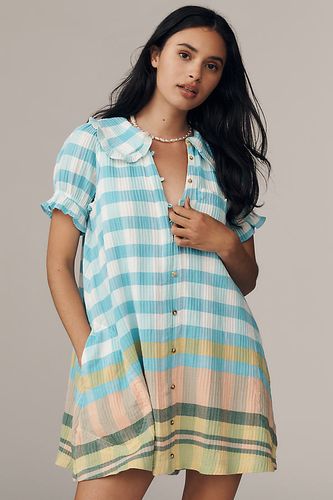 La Robe Mini Keira à Col et Boutons par taille: XS chez Anthropologie - Pilcro - Modalova